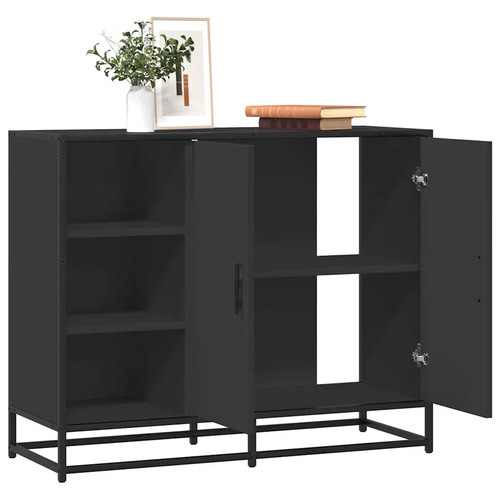 Sideboard schwarz breite - schwarz, 92