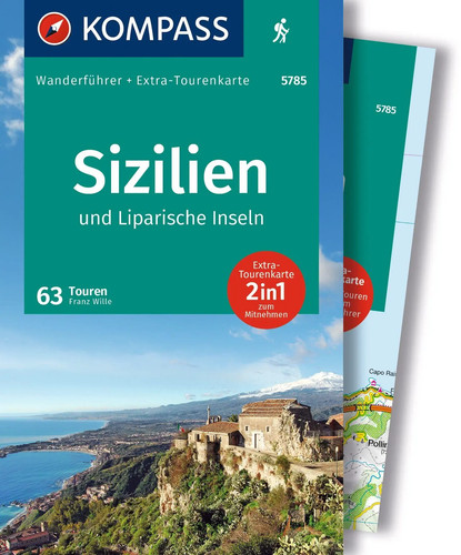 Kompass wanderführer sizilien - kompass,