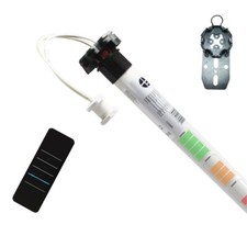 Akku Rollladenmotor Set zum Nachrüsten für Rollläden, 40/60mm Welle & Handsender