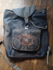 Vintage Leder Rucksack Camel