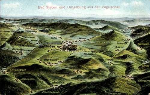 Landkarten bad steben - landkarten,