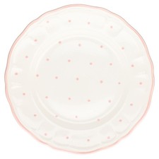 Kuchenteller Salins les Bains rosa Punkte