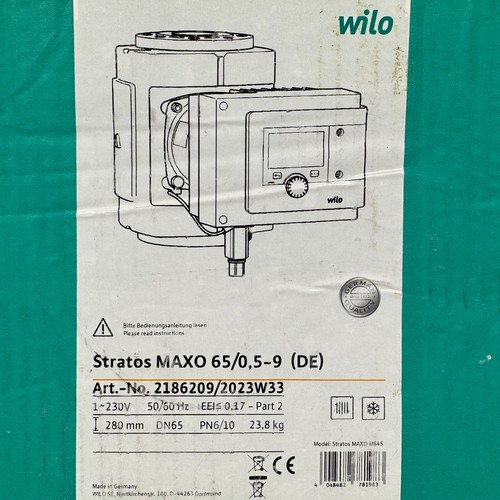 Wilo pumpe stratos maxo - wilo,