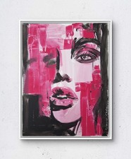 Moderne kunst portrait frau - moderne,