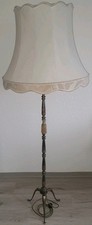 Vintage Stehlampe Chippendale Messing Dreibein, ohne Schirm 