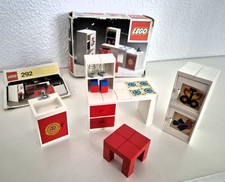Lego Homemaker Puppenmöbel Set 292 Kitchen Sink Spültisch Geschirrschrank 70er