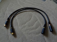 ViaBlue 2x 0,6m sym XLR Kabel NF-S1 Silver Quattro Original T6s 3polig High End