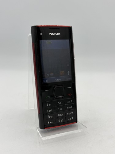 Nokia handy schwarz rot - x2-00,