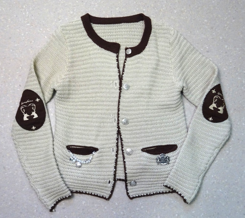 Trachtenjacke strickjacke l - trachtenjacke, gr.l