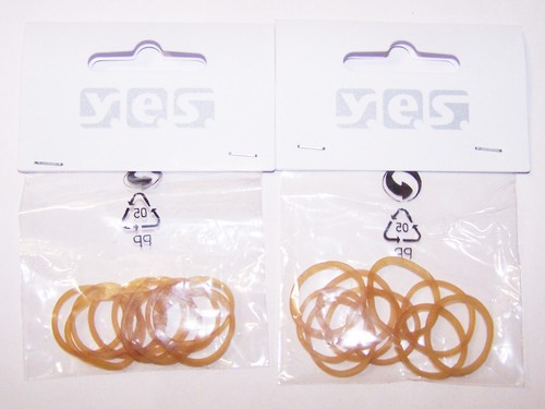 Stück zopfgummis beige - 20,