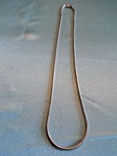 P113-925 Silber Kette Lang 70 cm  Breit 1,3 mm Gewicht 10,7 Gramm