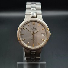 Royal Herren Uhr – Klassische Edelstahl Quarzuhr mit Datumsanzeige