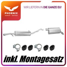 VW Sharan 2.8 V6 24V 4motion (2000-2010) Auspuffanlage Mittel+Endschalldämpfer