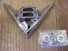 V8 Motorhauben Emblem für