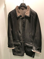 Lammfelljacke Herren - anthrazit - weiches Leder, leicht - Gr. 56 (XXL)