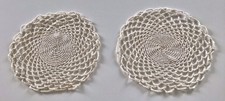 2 Häkeldeckchen Rund d=20cm