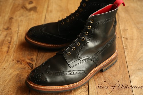 Trickers schwarz leder - trickers, derby