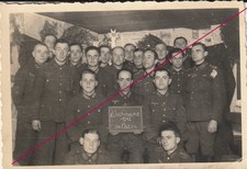 Foto 1942 Wehrmacht Weihnachten im Unterstand an der Ostfront 2WK Photo WWII