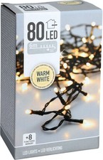 LED-Lichterkette warmweiß, 80