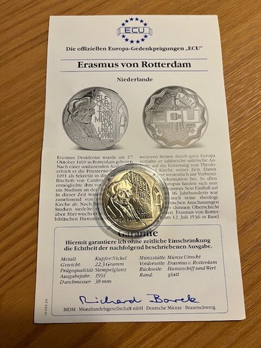 Ecu niederlande 1991 - niederlande,