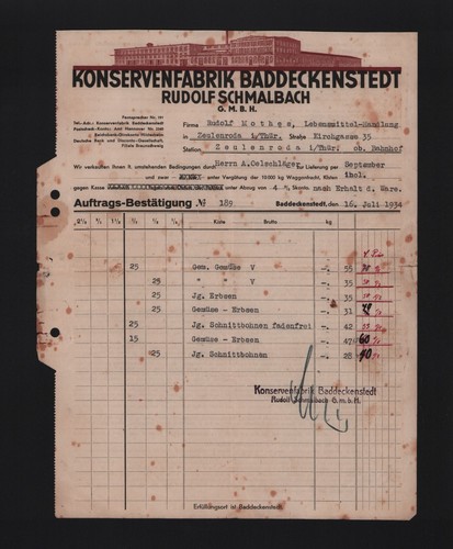Baddeckenstedt rechnung 1934 - baddeckenstedt,,