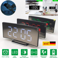 LED Alarm Wecker USB Tischuhr