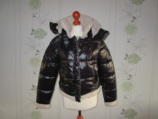 Khujo schwarze leicht glänzenden Jacke NESSIE Gr. S Kapuze Neu