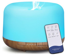 500ML 7 LED Licht Ultraschall Luftbefeuchter Diffuser Diffusor mit 6 Aromen,2173