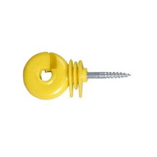 50x Ringisolator "Standard", gelb - Weidezaun Isolator Elektrozaun Isolatoren