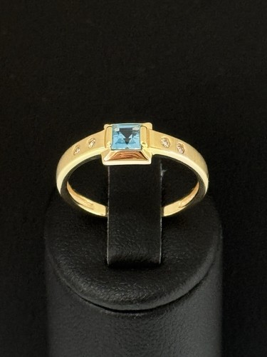 Goldring mit topas und - topas,