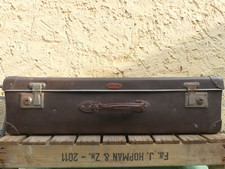 Antiker Reisekoffer Vulkanfiber Braun – Vintage Koffer Deko Deutschland 1940er