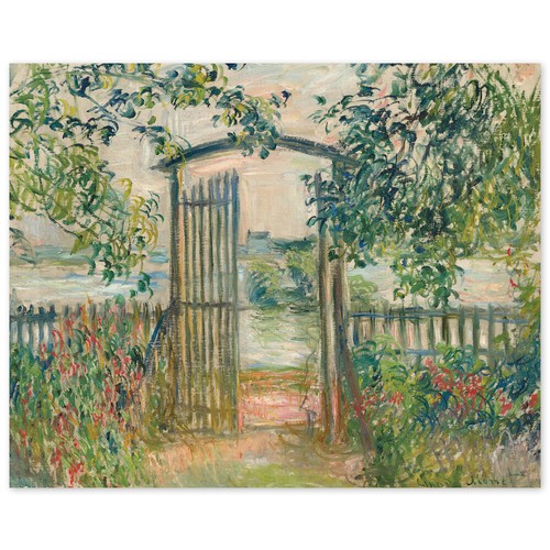 Claude monet das gartentor - claude, monet,