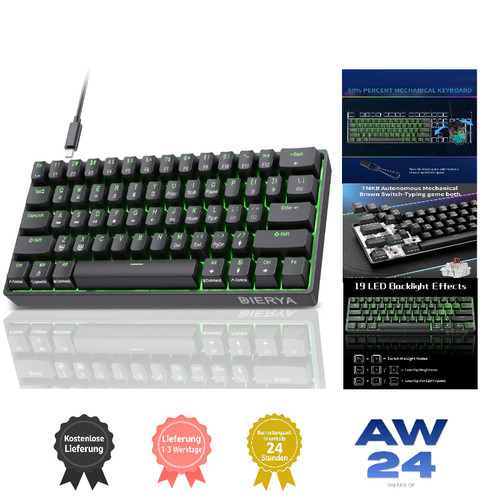 Dierya dk61se gaming tastatur - dierya,