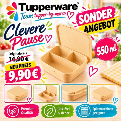 Tupperware eco pausen box - tupperware, 550
