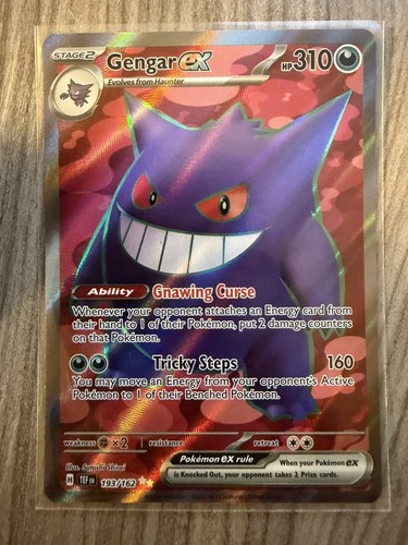 Pokémon karte gengar tcg - gengar, ex