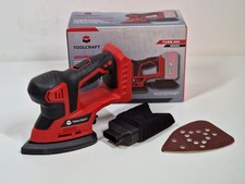 Toolcraft TO-7427331 Multischleifer Ohne Akku 20V Akku-Schleifgerät Rot