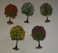 Noch Busch HO TT Baum Bäume Konvolut 5-teilig Restposten Modelleisenbahn Zubehör