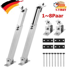 Solar Modul Halter Set bis 450Wp Gestell 15-30° PV Aufständerung Dach + Wand DE