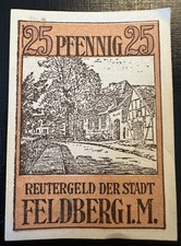 Feldberg Notgeldschein 25