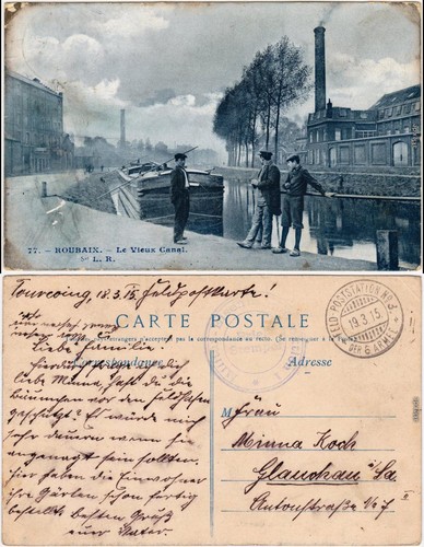Roubaix vieux canal - canal, nord