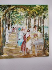 Berühmtes Gemälde, Cafe an