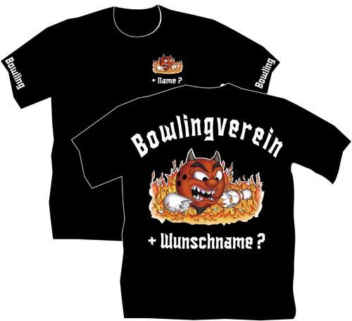 Bowling shirt hemd trikot - bowling, t-shirt