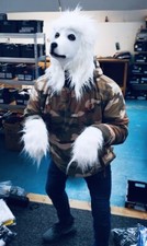 Weiß fursuit pudel hund - weiß,