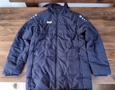 Jako Coachjacke Team mit Kapuze Stadionjacke Winterjacke Herren Kinder Gr. 152