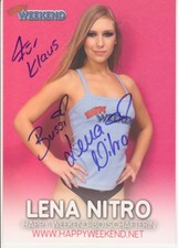 Lena nitro autogramm -  ,