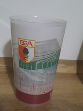 FC Augsburg Stadionbecher Fan Becher 0,5 L Motiv  Stadion FCA Bundesliga Sammler