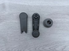 VW Lupo 6X Seat Arosa 6H manueller Fensterheber manuell vorne Kurbel grau