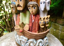 Holzskulptur Arche Noah