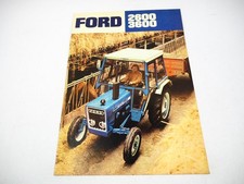 Ford 2600 3600 Traktor Prospekt Technische Daten Beschreibung 12/1977