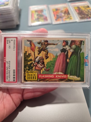 1956 topps round 46 - round, up